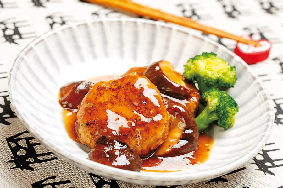 キャベツのハンバーグ