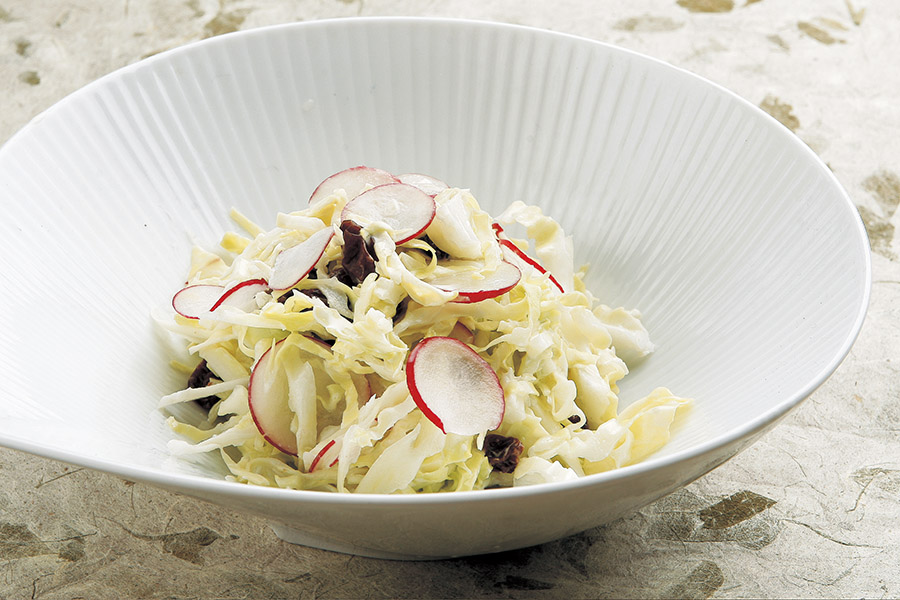 春キャベツとラディッシュのコールスロー