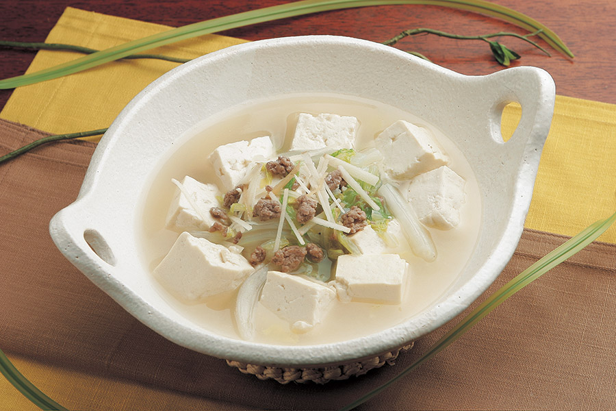 豆腐と白菜の中華風味鍋