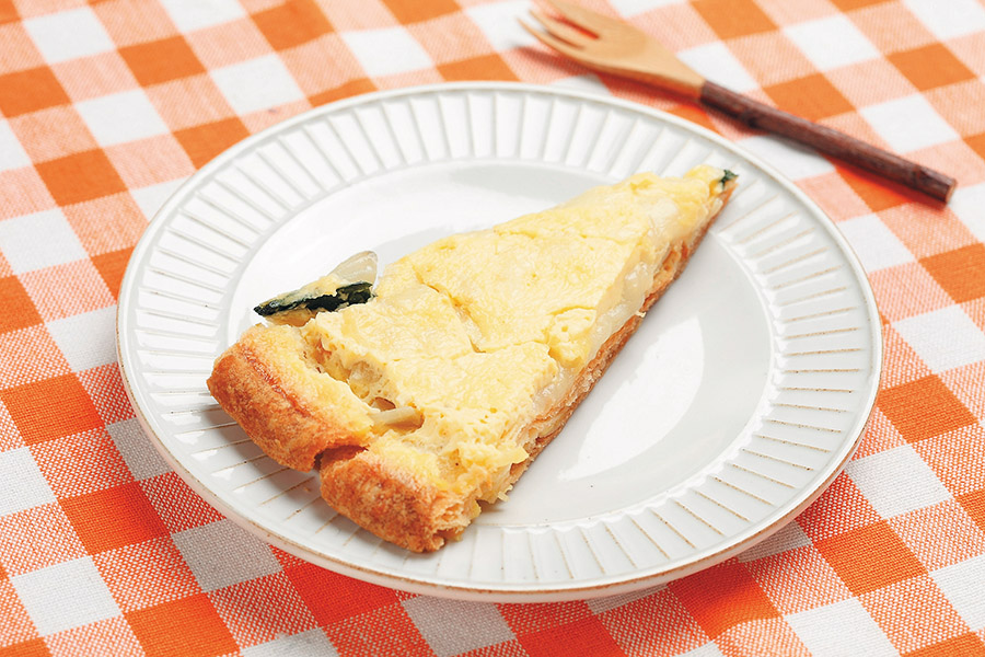 ベーコンとほうれん草のキッシュ