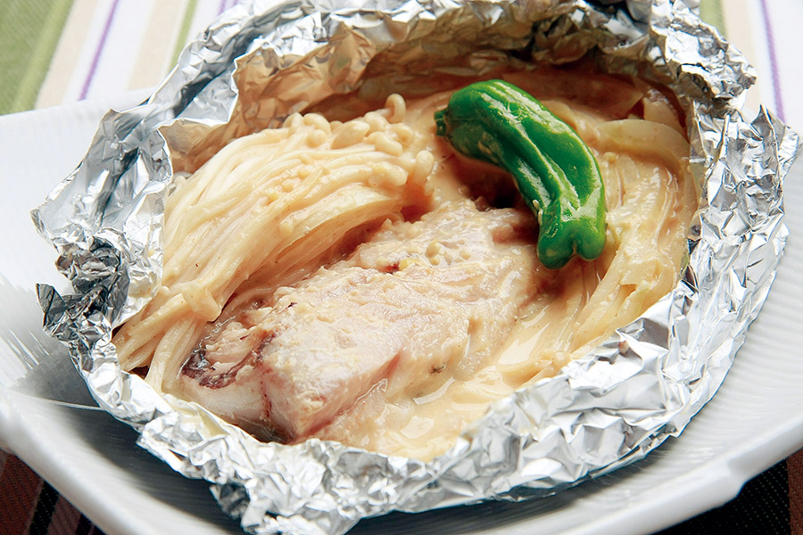 あじのホイル焼き