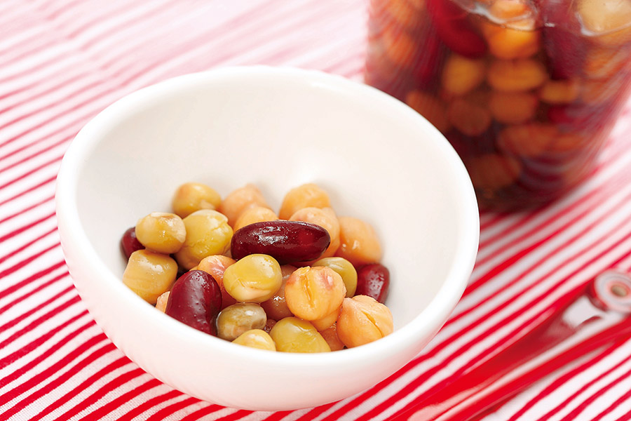 お豆のはちみつマリネ