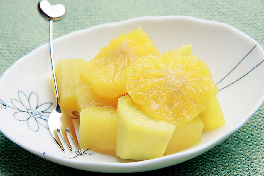 さつまいものオレンジ煮