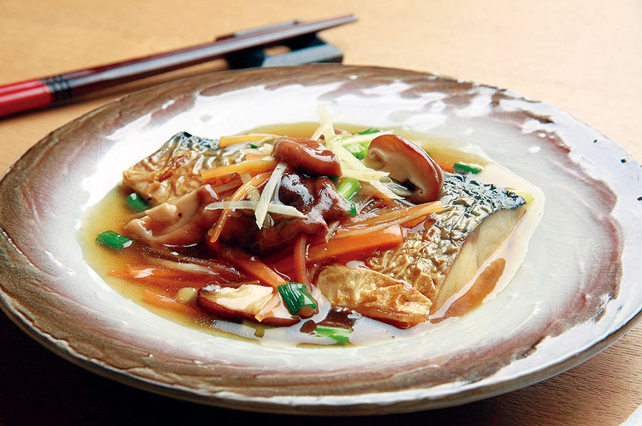 さばの野菜あんかけ