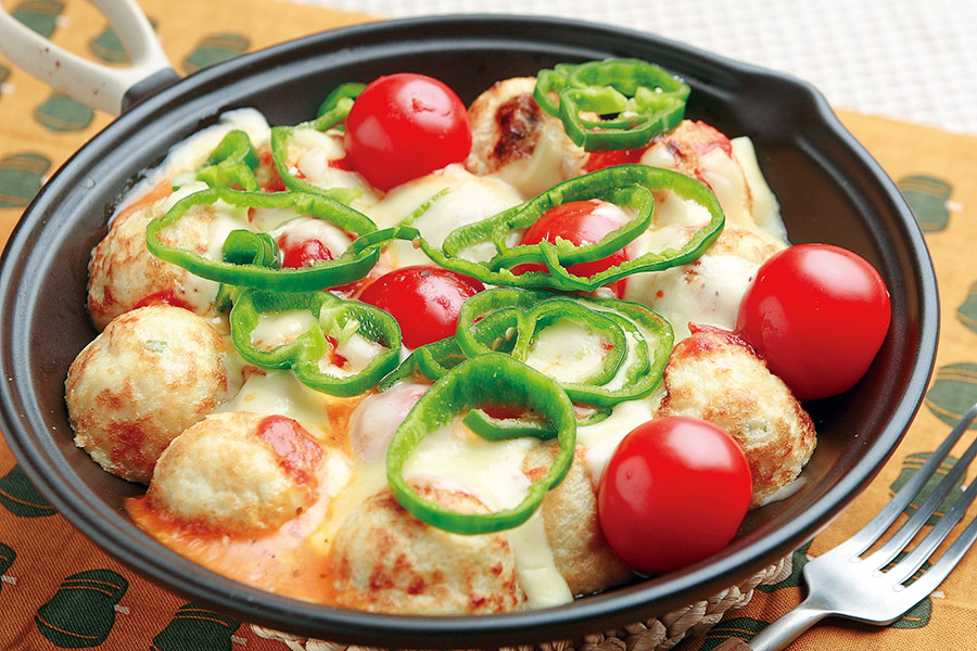 たこ焼きのグラタン風