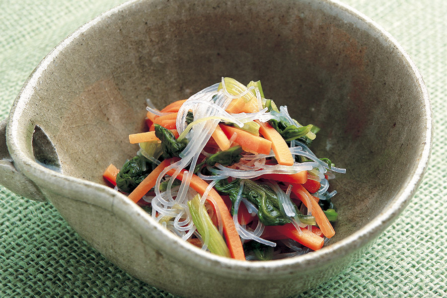 ほうれん草と春雨のあえもの