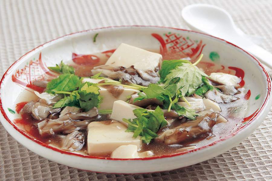 まいたけの塩豆腐