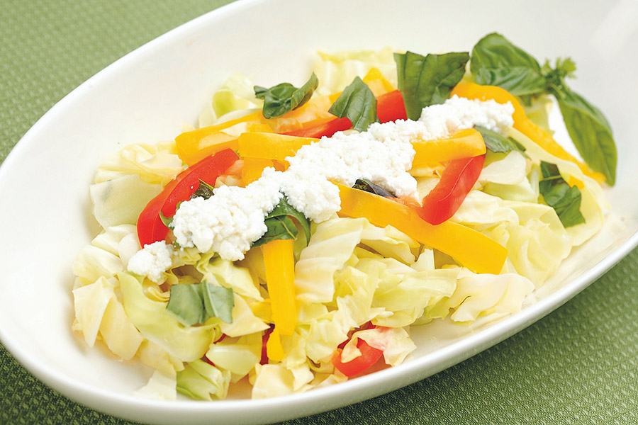 キャベツのカッテージチーズサラダ