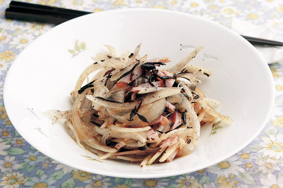 ハムとひじきの中華風サラダ