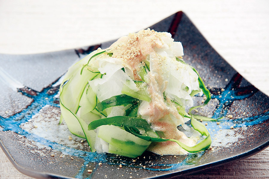 大根ときゅうりのたらこマヨネーズサラダ