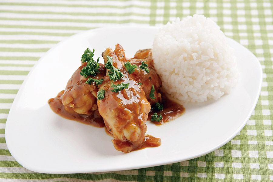 手羽元のグリル焼きカレー