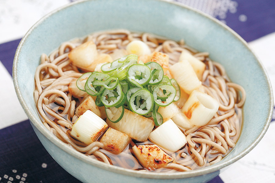 焼き野菜たっぷりそば