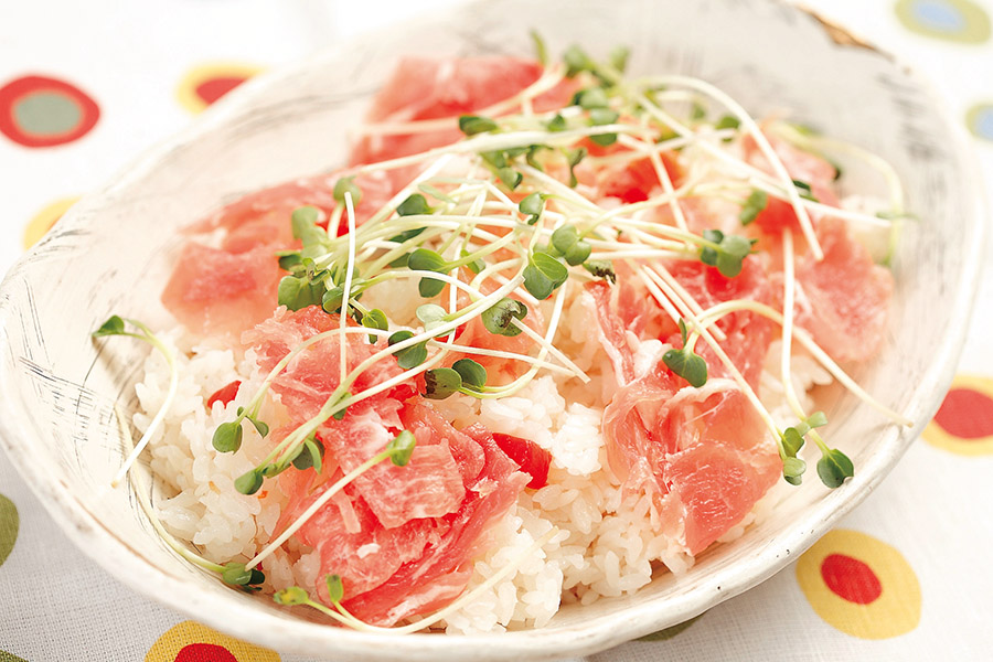 生ハムのちらし寿司