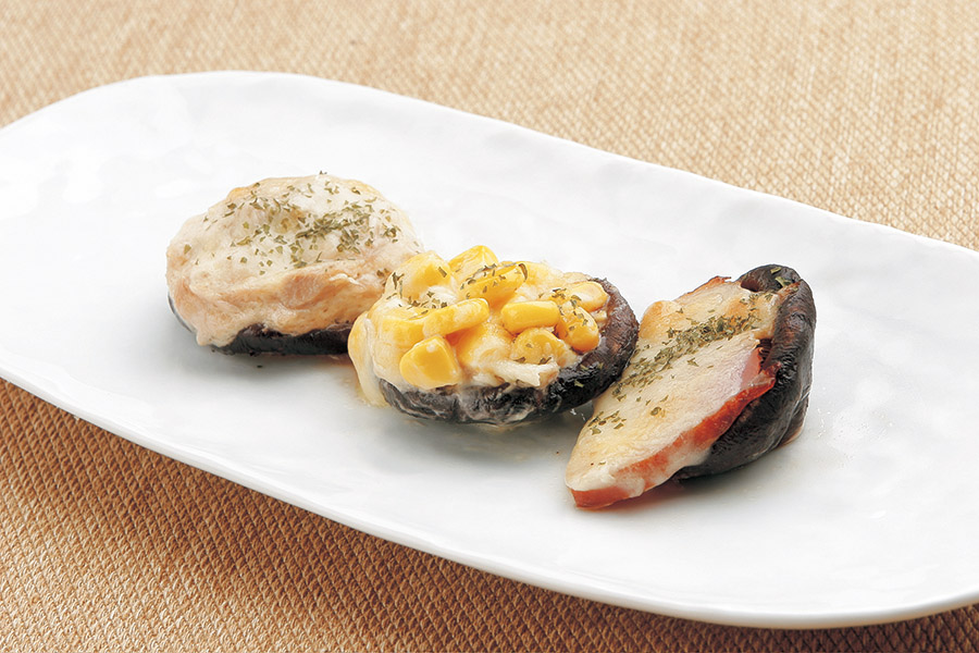 しいたけのチーズのっけ焼き