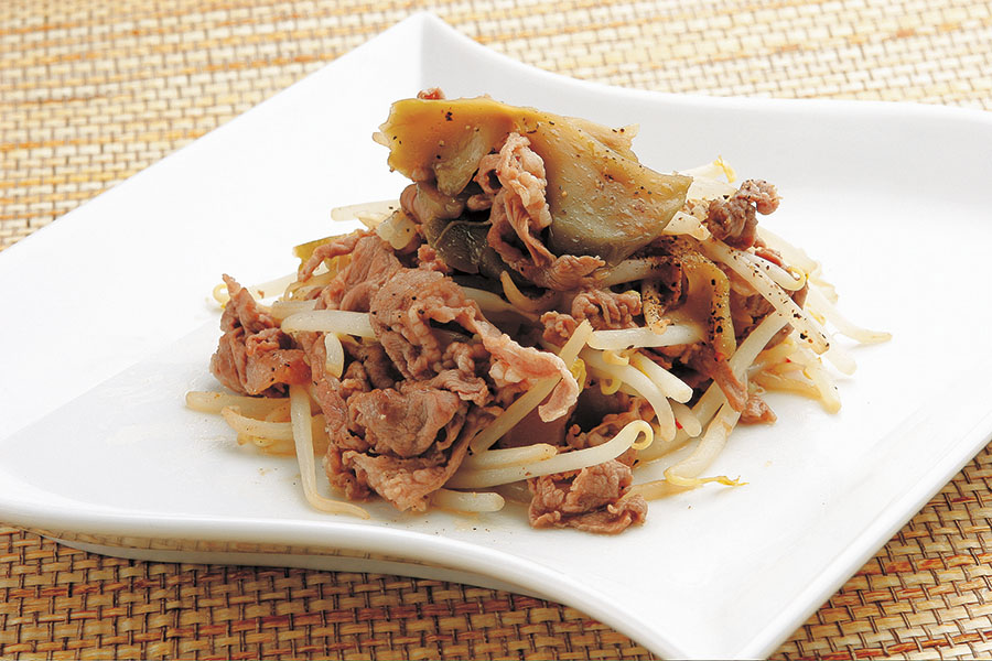 ラムとザーサイの炒めもの