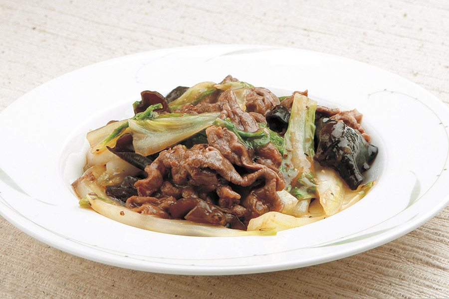 牛肉と白菜の炒め煮