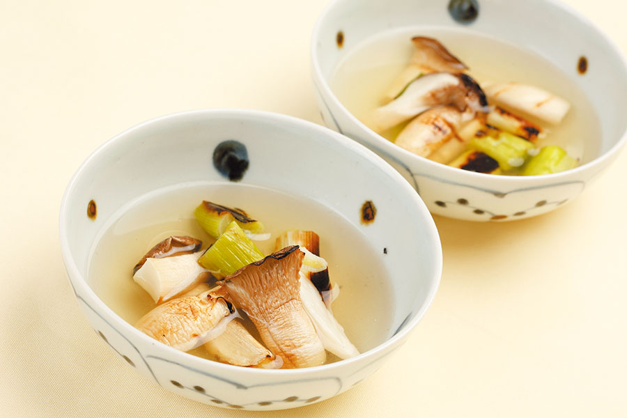 エリンギと長ねぎのスープ