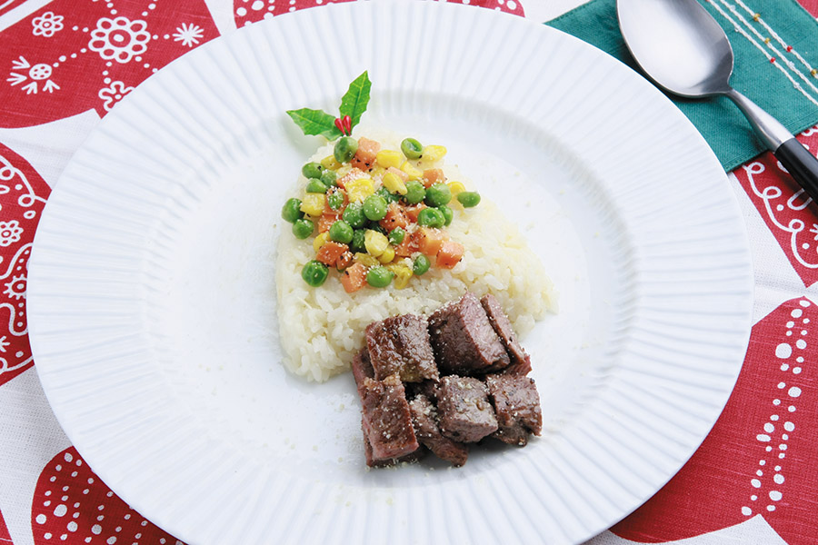 牛ステーキピラフ