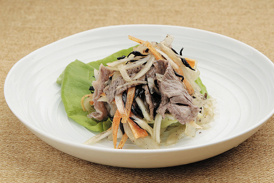 牛肉とひじきのマリネ