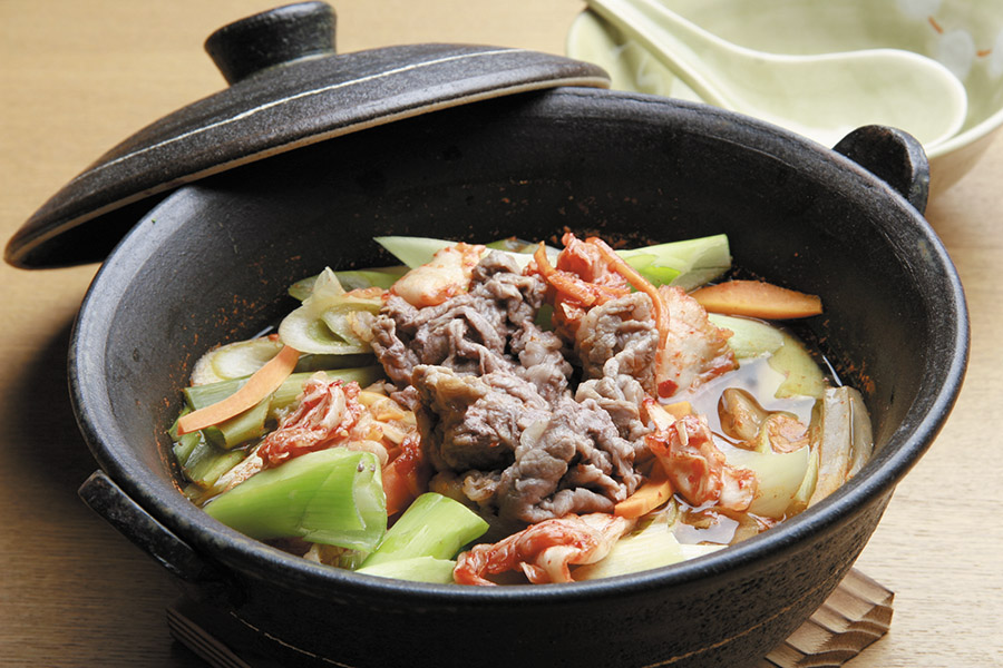 牛肉の韓国鍋