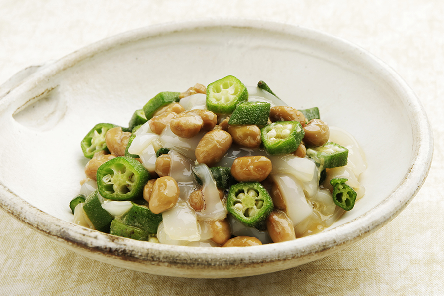 納豆といかの和え物