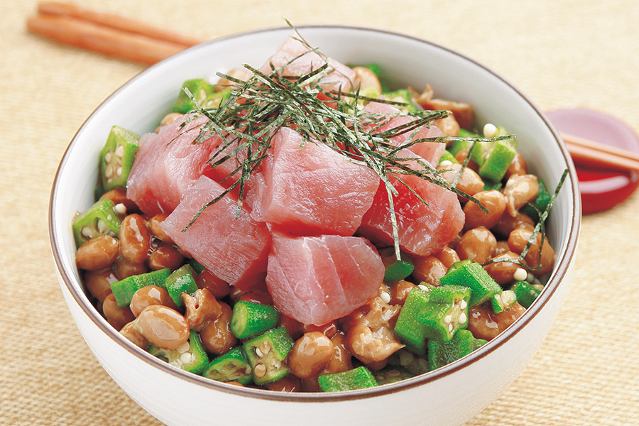 納豆マグロ丼