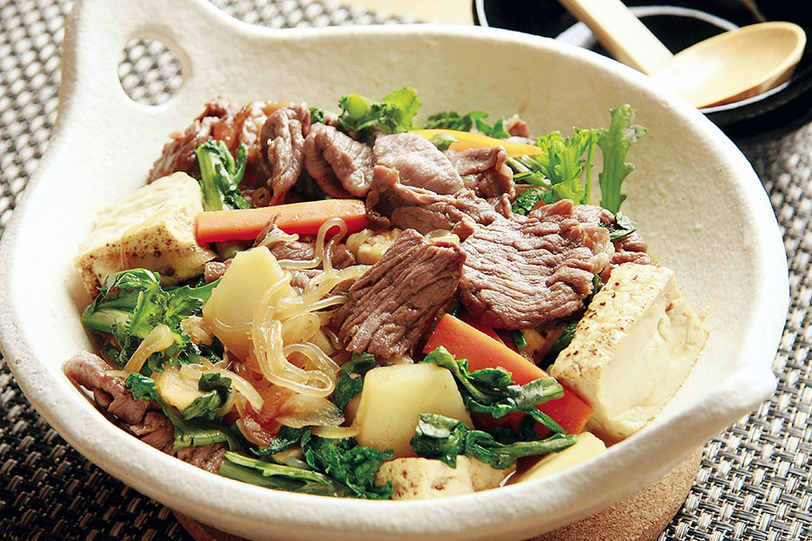 牛肉のすきやき風煮