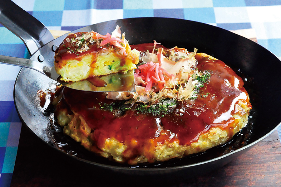 野菜たっぷりヘルシーお好み焼