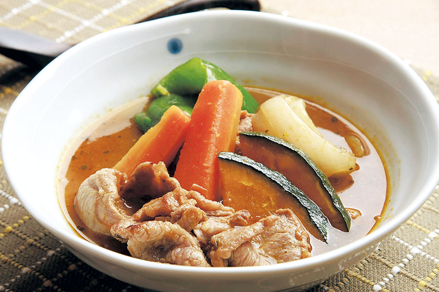 ラム肉のスープカレー