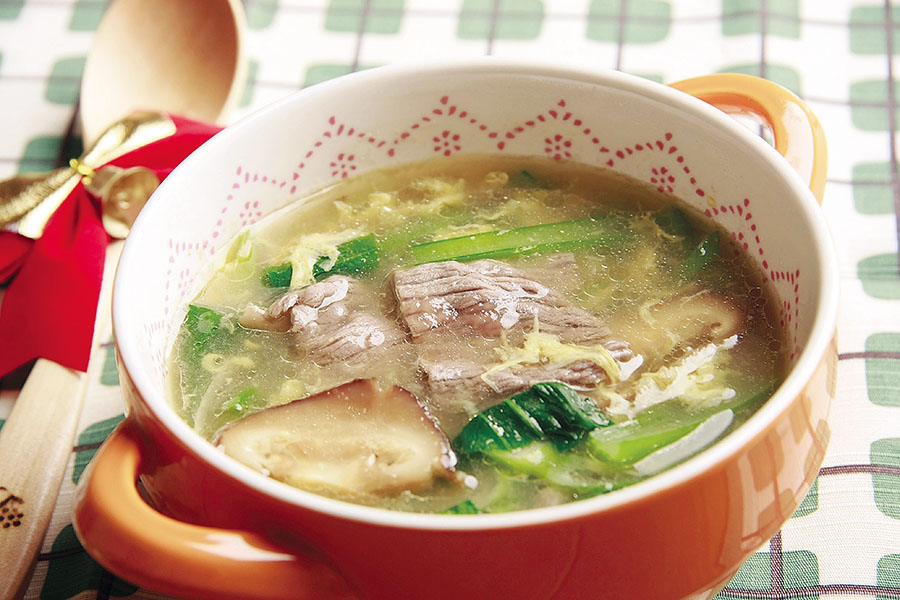 牛肉入り五目スープ