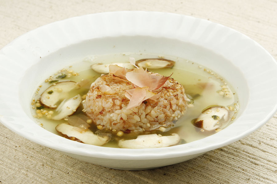 焼きおにぎり茶漬け