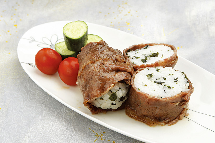 黒毛和牛巻きおにぎり