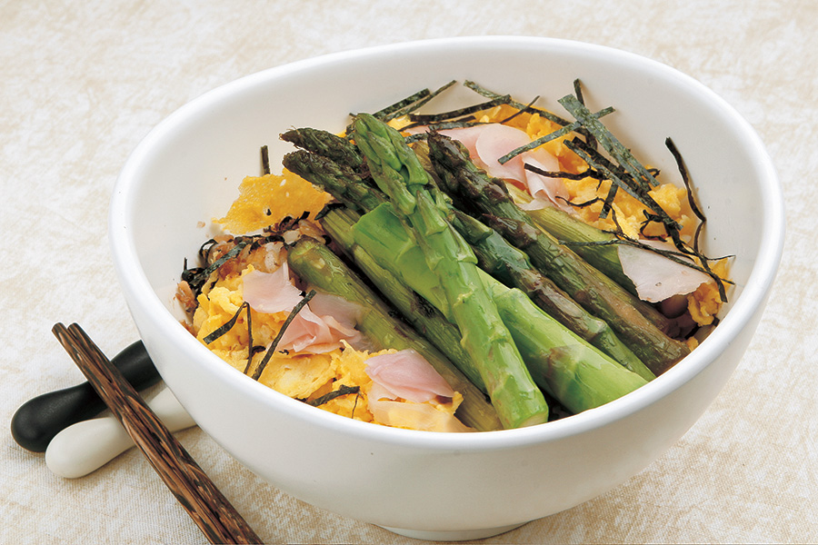 アスパラ丼