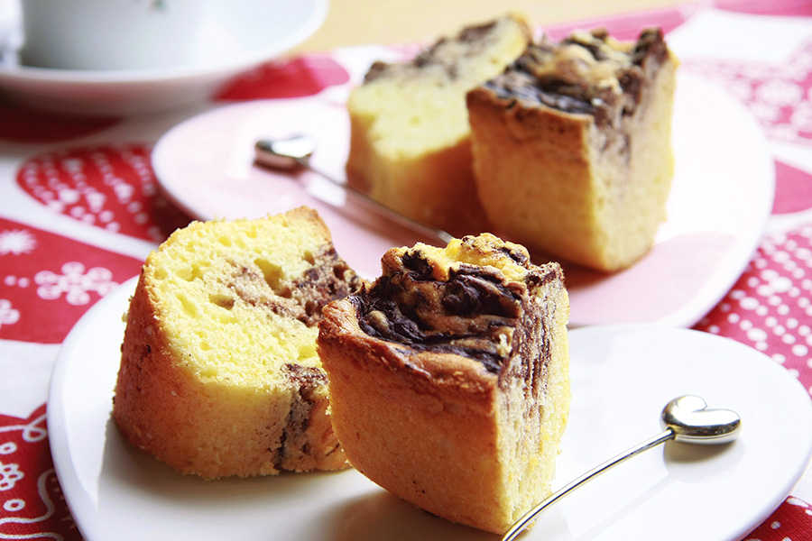 マーブルケーキ