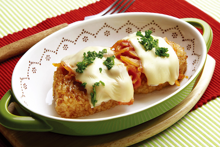 大きな大きなおにぎりのイタリア風