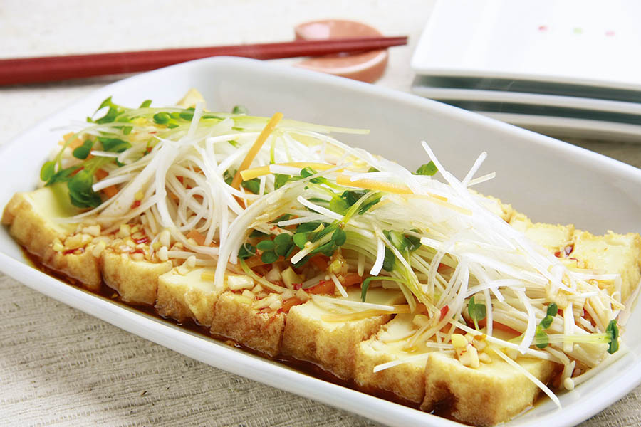 厚揚げときのこのホットサラダ