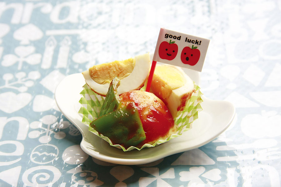 ゆで卵のケチャップ煮