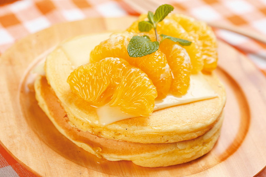 甘夏のホットケーキ