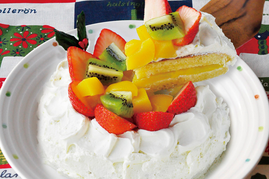 炊飯器で簡単！「さわやかレモンクリームケーキ」