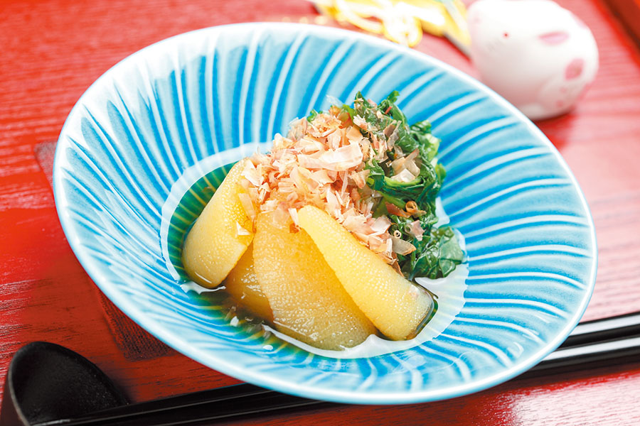 数の子と菜花のソフトけずりかけ