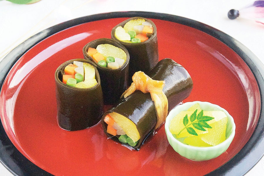 数の子の昆布巻き