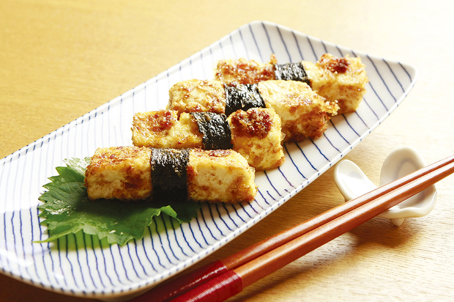 豆腐のおかか揚げ