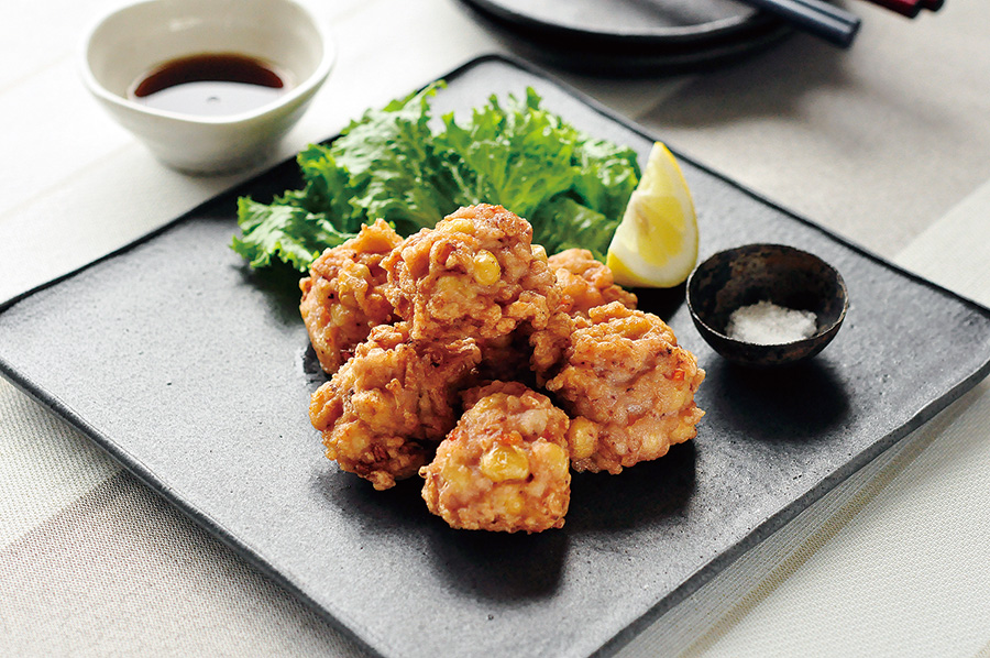 大豆たっぷりいかメンチ