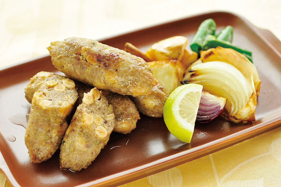 大豆入りホイル焼きソーセージ