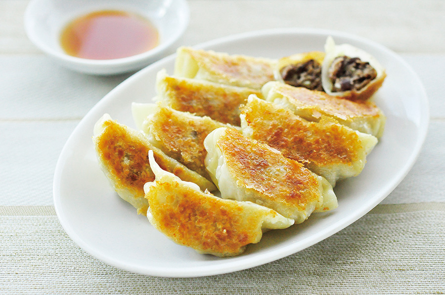 小豆入り焼きぎょうざ